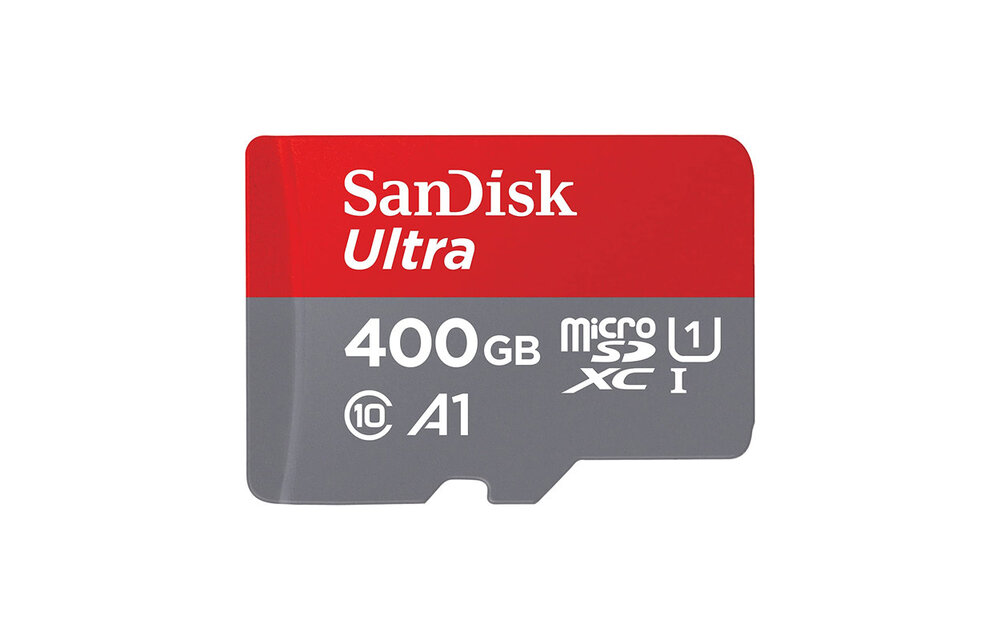 SanDisk Ultra microSD cards 100MB/s C10 Red/ Gray - 400GB