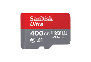 SanDisk Ultra microSD cards 100MB/s C10 Red/ Gray - 400GB