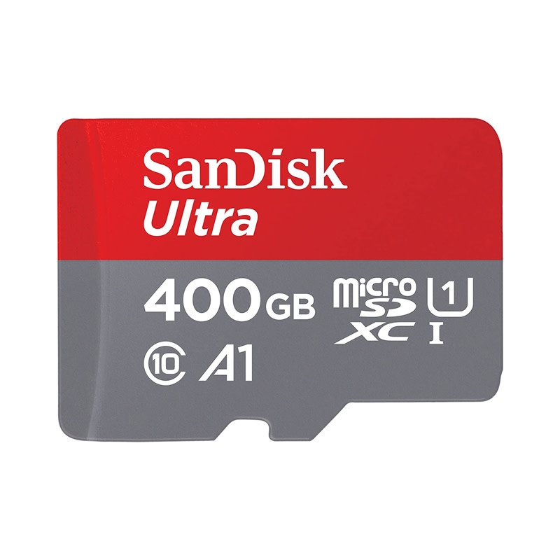SanDisk Ultra microSD cards 100MB/s C10 Red/ Gray - 400GB