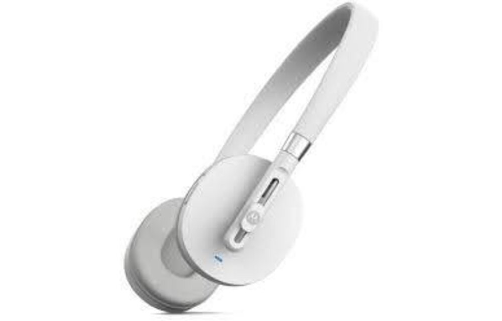 MOTOROLA MOTO PULSE WIRELESS ON-EAR HEADPHONES - WHITE