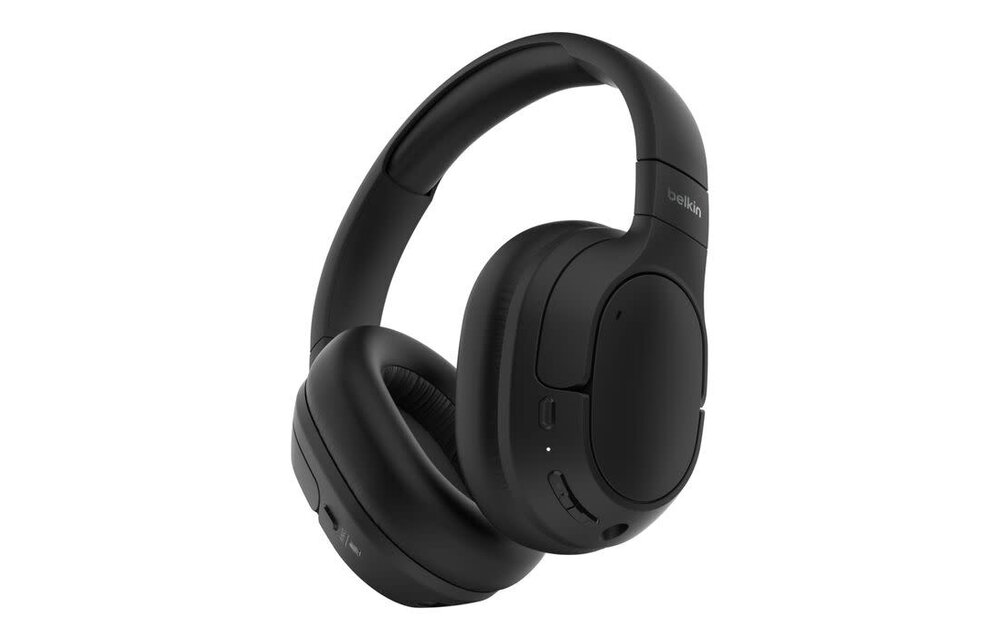 Belkin SoundForm isolate Noise Cancelling Over Ear Wireless Headphones - Black