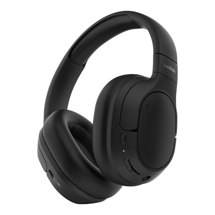 Belkin SoundForm isolate Noise Cancelling Over Ear Wireless Headphones - Black