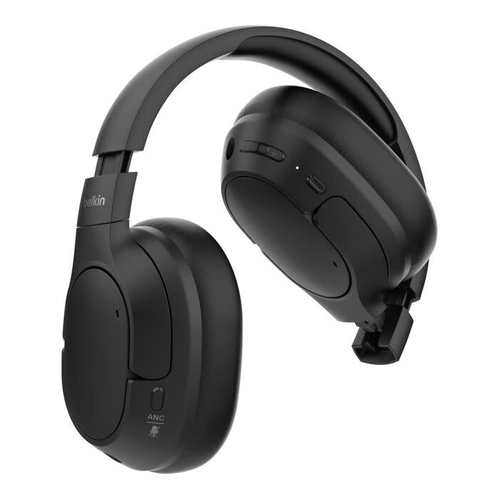 Belkin SoundForm isolate Noise Cancelling Over Ear Wireless Headphones - Black