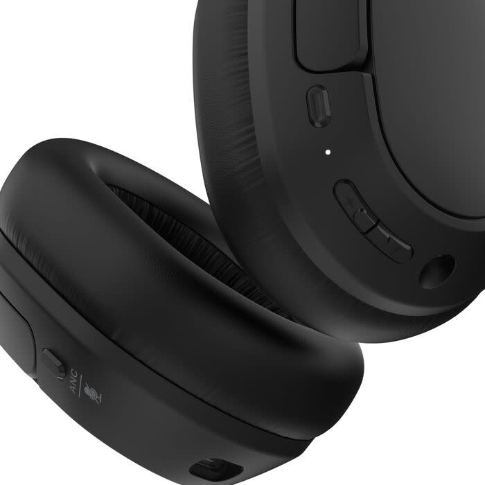 Belkin SoundForm isolate Noise Cancelling Over Ear Wireless Headphones - Black