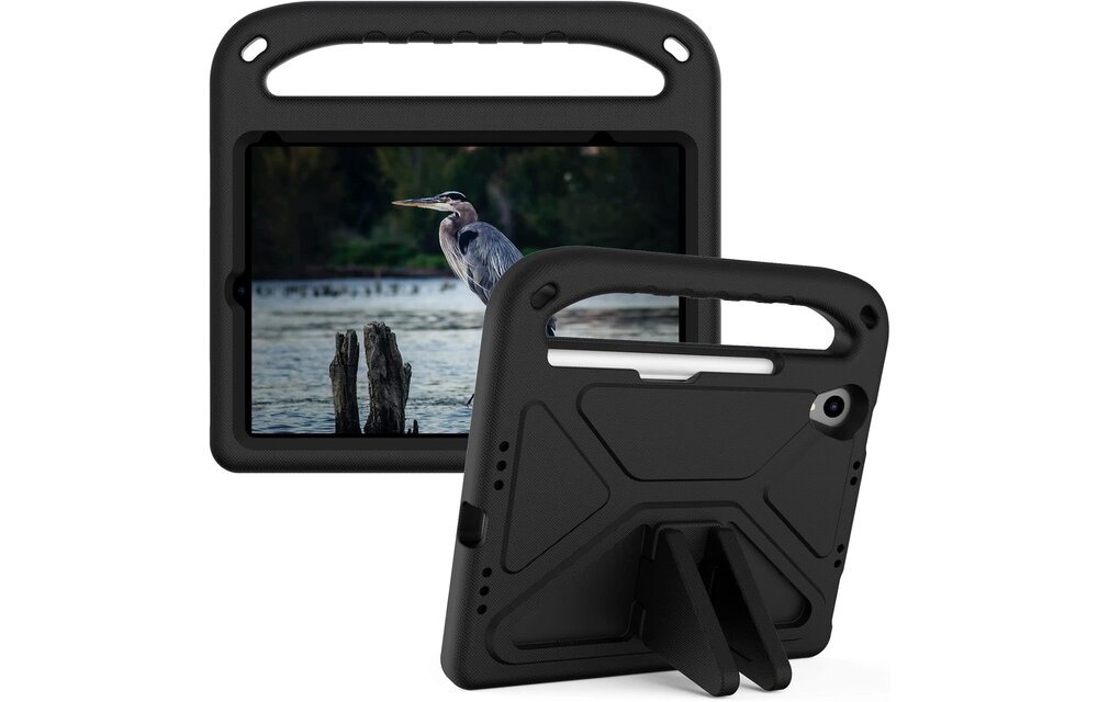 EVA Kids Safe Handle Stand Shockproof with Pencil Holder Case For Apple iPad Mini 8.3" 6th/7th Gen - Black