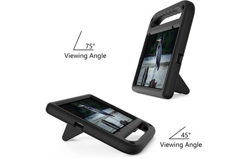 EVA Kids Safe Handle Stand Shockproof with Pencil Holder Case For Apple iPad Mini 8.3" 6th/7th Gen  - Black