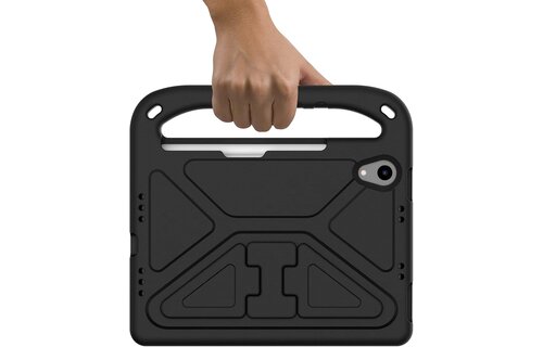 EVA Kids Safe Handle Stand Shockproof with Pencil Holder Case For Apple iPad Mini 8.3" 6th/7th Gen - Black