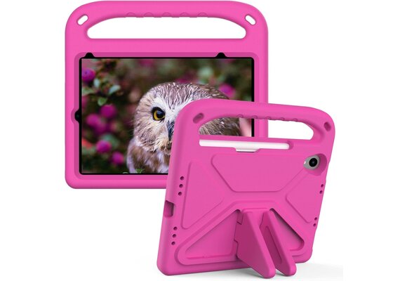 EVA Kids Safe Handle Stand Shockproof with Pencil Holder Case For Apple iPad Mini 8.3" 6th/7th Gen  - Pink