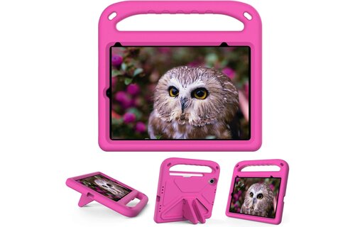 EVA Kids Safe Handle Stand Shockproof with Pencil Holder Case For Apple iPad Mini 8.3" 6th/7th Gen - Pink