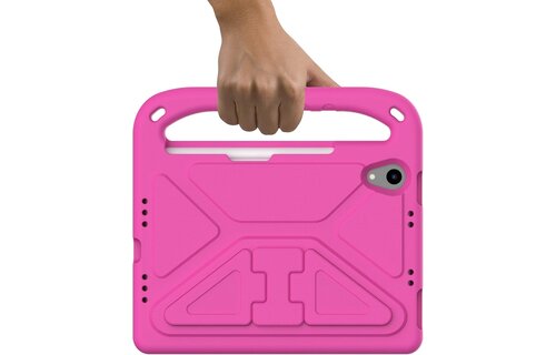 EVA Kids Safe Handle Stand Shockproof with Pencil Holder Case For Apple iPad Mini 8.3" 6th/7th Gen - Pink