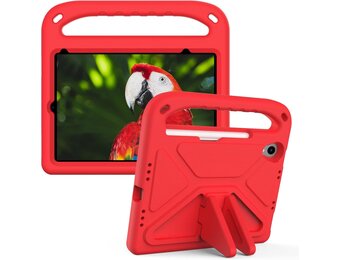 EVA Kids Safe Handle Stand Shockproof with Pencil Holder Case For Apple iPad Mini 8.3" 6th/7th Gen  - Red