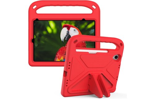 EVA Kids Safe Handle Stand Shockproof with Pencil Holder Case For Apple iPad Mini 8.3" 6th/7th Gen  - Red