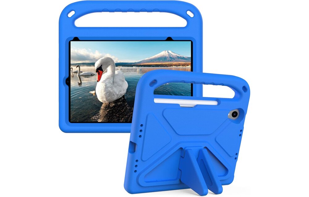 EVA Kids Safe Handle Stand Shockproof with Pencil Holder Case For Apple iPad Mini 8.3" 6th/7th Gen - Blue