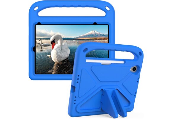 EVA Kids Safe Handle Stand Shockproof with Pencil Holder Case For Apple iPad Mini 8.3" 6th/7th Gen  - Blue
