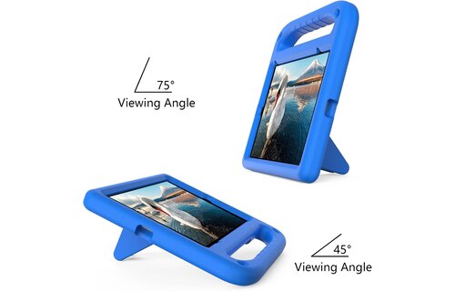 EVA Kids Safe Handle Stand Shockproof with Pencil Holder Case For Apple iPad Mini 8.3" 6th/7th Gen - Blue
