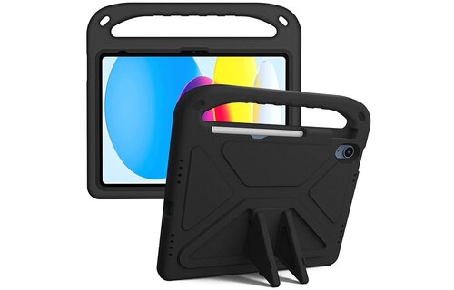 EVA Kids Safe Handle Stand Shockproof with Pencil Holder Case For Apple iPad 10th/11th Gen - Black