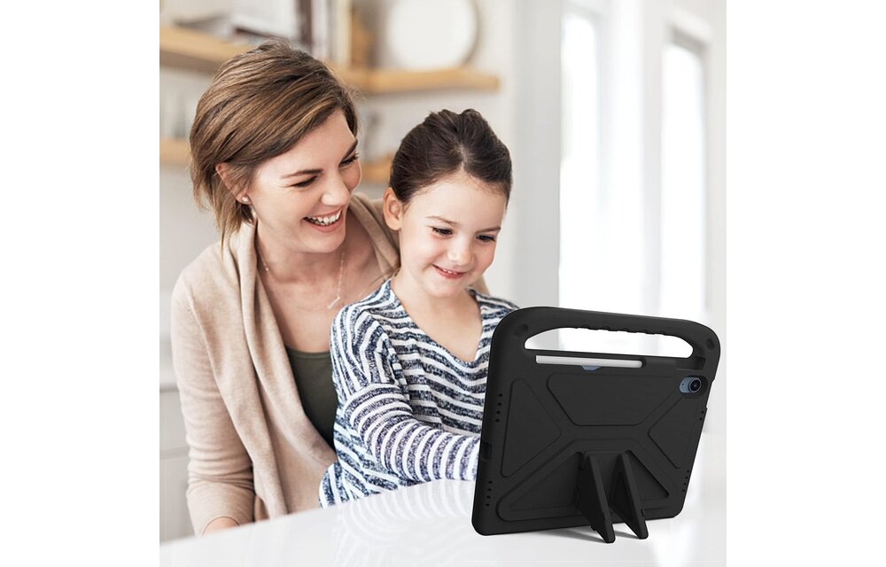 EVA Kids Safe Handle Stand Shockproof with Pencil Holder Case For Apple iPad 10th/11th Gen - Black