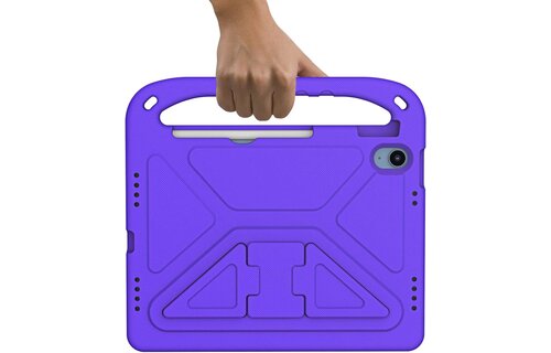 EVA Kids Safe Handle Stand Shockproof with Pencil Holder Case For Apple iPad 10th/11th Gen - Purple