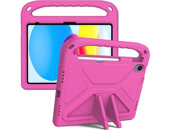 EVA Kids Safe Handle Stand Shockproof with Pencil Holder Case For Apple iPad 10th/11th Gen  - Pink
