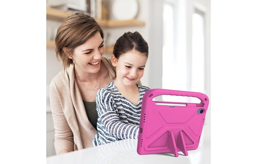 EVA Kids Safe Handle Stand Shockproof with Pencil Holder Case For Apple iPad 10th/11th Gen - Pink
