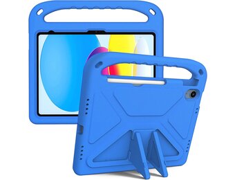 EVA Kids Safe Handle Stand Shockproof with Pencil Holder Case For Apple iPad 10th/11th Gen  - Blue