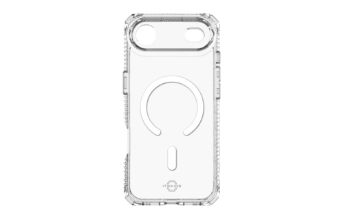 ITSKINS Hybrid Power Bundle 45W Adapter Dual USB-C Port UK + Defense Glass Screen protection + Clear MagSafe Case for Apple iPhone Air