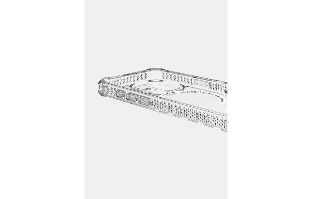 ITSKINS Hybrid Power Bundle 45W Adapter Dual USB-C Port UK + Defense Glass Screen protection + Clear MagSafe Case for Apple iPhone 17