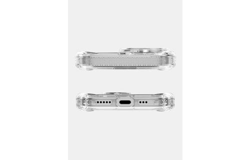 ITSKINS Hybrid Power Bundle 45W Adapter Dual USB-C Port UK + Defense Glass Screen protection + Clear MagSafe Case for Apple iPhone 17