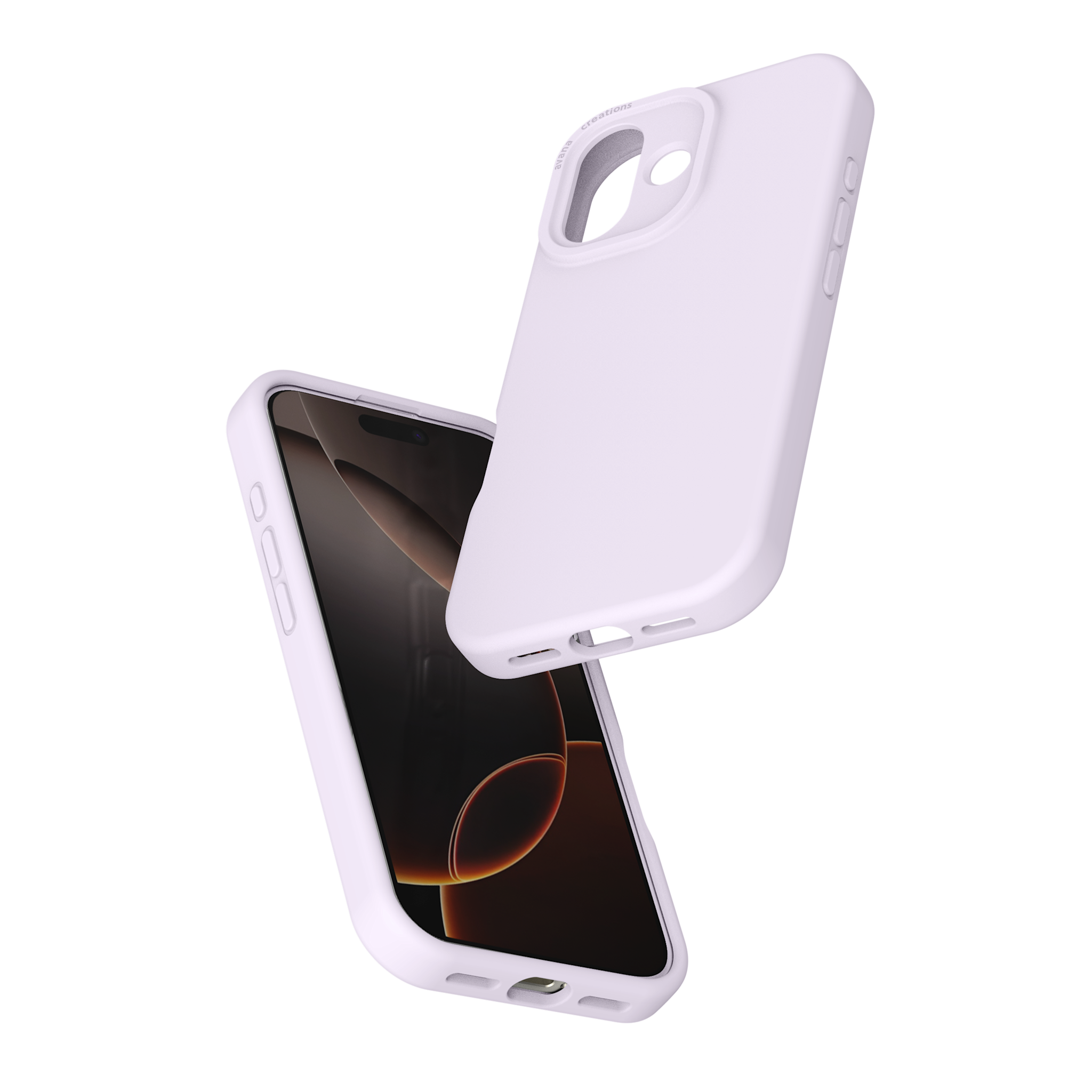 Avana Velvet Silicone With MagSafe Case for Apple iPhone 17 - Lavender