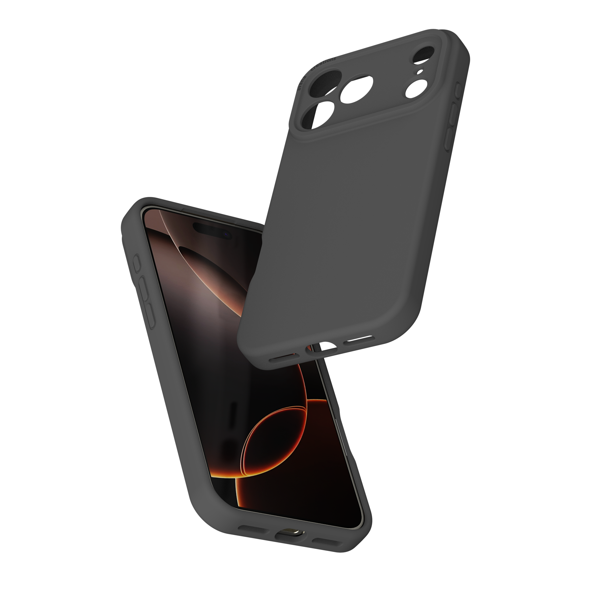 Avana Velvet Silicone With MagSafe Case for Apple iPhone 17 Pro - Ash