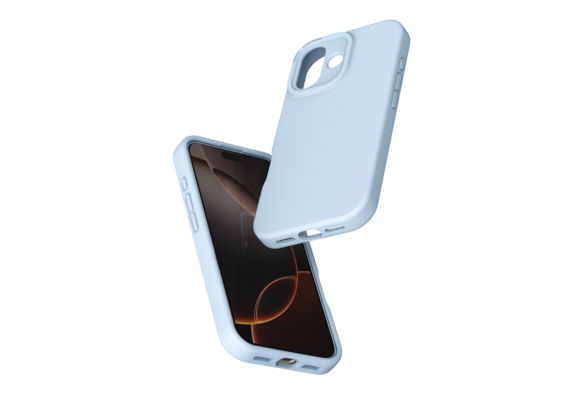 Avana Velvet Silicone With MagSafe Case for Apple iPhone 17 - Sky