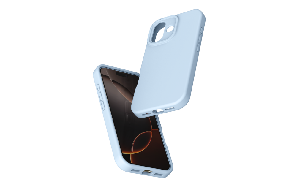 Avana Velvet Silicone With MagSafe Case for Apple iPhone 17 - Sky