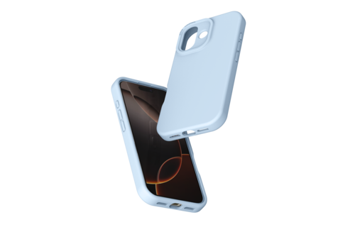 Avana Velvet Silicone With MagSafe Case for Apple iPhone 17 - Sky