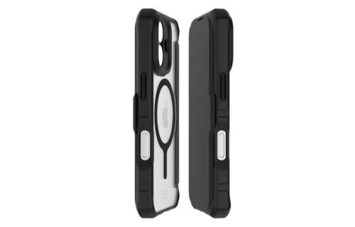 ITSKINS Hybrid R Leather Folio With MagSafe Case for Apple iPhone 17 - Black