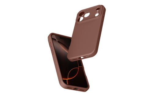 Avana Velvet Silicone With MagSafe Case for Apple iPhone 17 Pro - Mocha