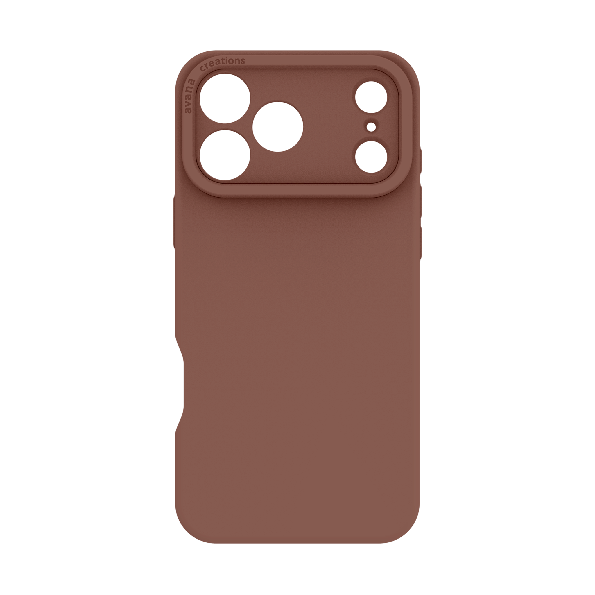 Avana Velvet Silicone With MagSafe Case for Apple iPhone 17 Pro - Mocha