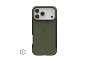 UAG Civilian MagSafe Case for Apple iPhone 17 Pro Max - Olive / Orange