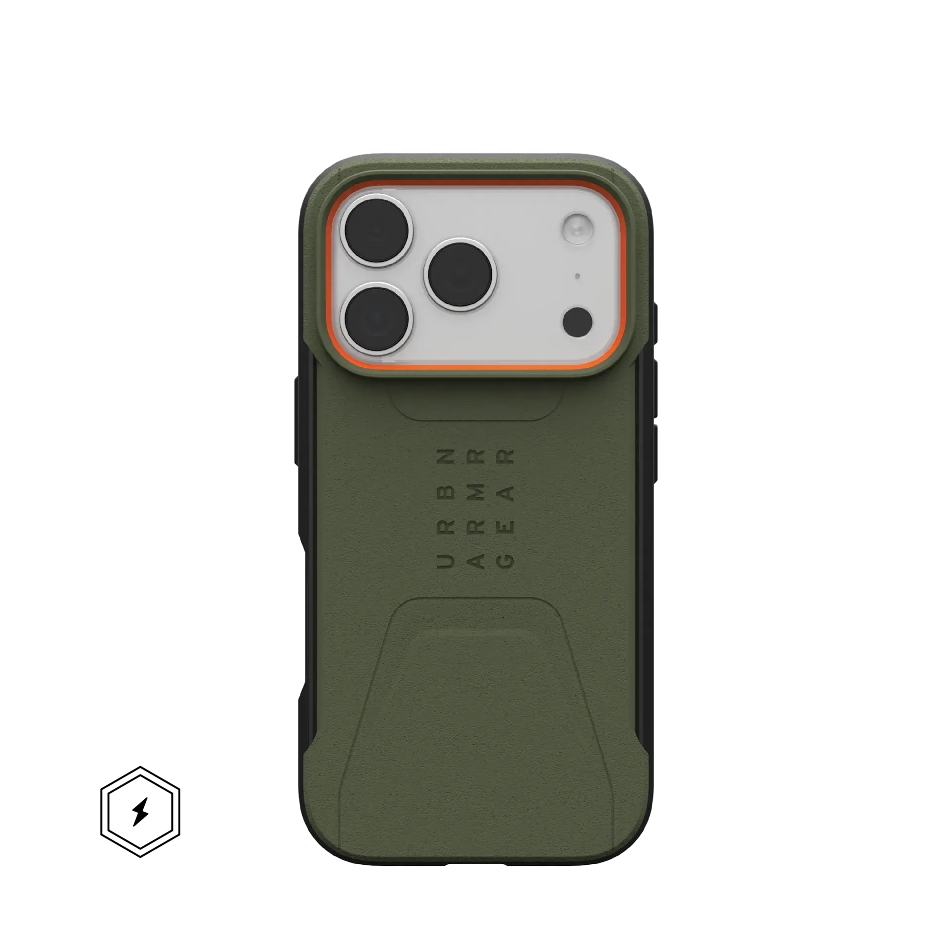UAG Civilian MagSafe Case for Apple iPhone 18 Pro / 17 Pro - Olive / Orange