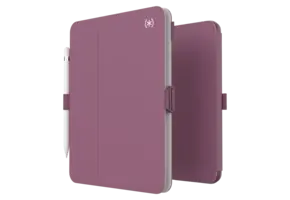 Speck Balance Folio Case for Apple iPad 10th/11th Gen - Charcoal - Plumberry