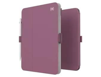 Speck Balance Folio Case for Apple iPad 10th/11th Gen - Charcoal - Plumberry