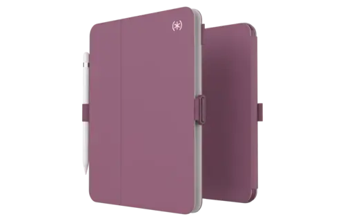 Speck Balance Folio Case for Apple iPad 10th/11th Gen - Charcoal - Plumberry