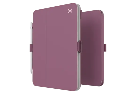 Speck Balance Folio Case for Apple iPad 10th/11th Gen - Charcoal - Plumberry