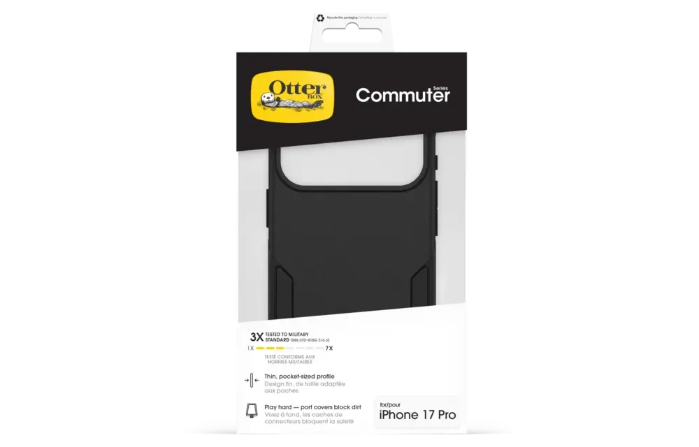 Otterbox Commuter MagSafe Case With Camera Control for Apple iPhone 17 Pro - Black
