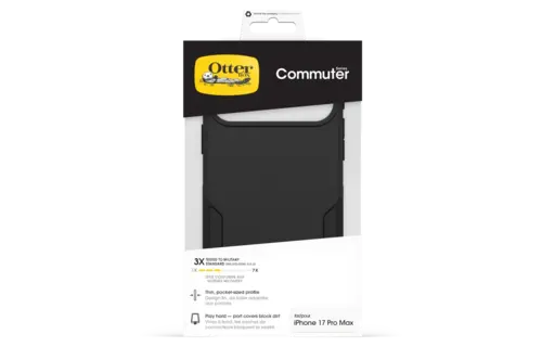 Otterbox Commuter MagSafe Case With Camera Control for Apple iPhone 17 Pro Max - Black