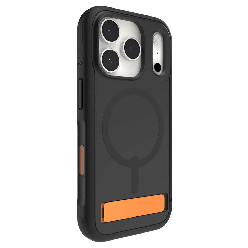Zagg Sedona Snap MagSafe Case With Kickstand for Apple iPhone 17 Pro - Flood Black