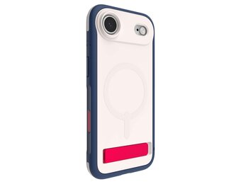 Zagg Sedona Snap MagSafe Case With Kickstand for Apple iPhone Air - Red Light and Blue