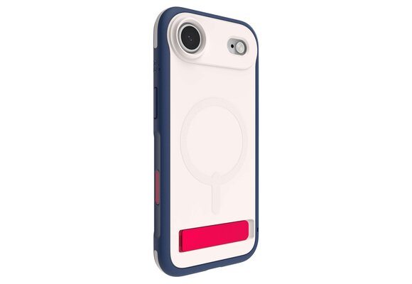 Zagg Sedona Snap MagSafe Case With Kickstand for Apple iPhone Air - Red Light and Blue