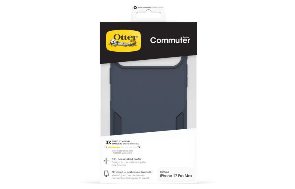 Otterbox Commuter MagSafe Case With Camera Control for Apple iPhone 17 Pro Max - Blue Sentiment