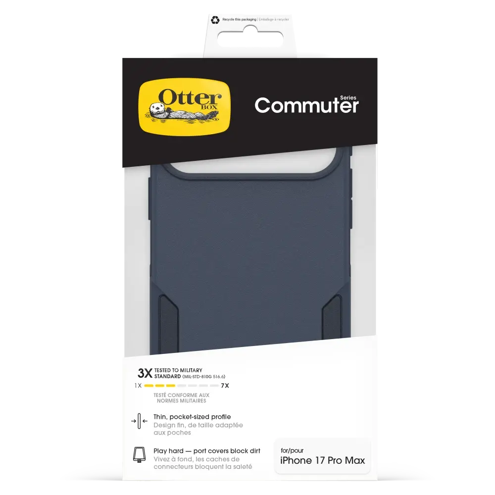 Otterbox Commuter MagSafe Case With Camera Control for Apple iPhone 17 Pro Max - Blue Sentiment