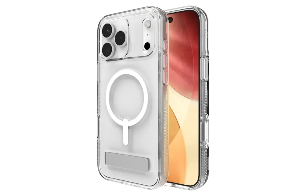 Zagg Crystal Palace Snap MagSafe Case With Kickstand for Apple iPhone 17 Pro Max - Clear